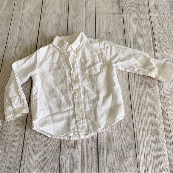 Gymboree Other - Gymboree white Burton down shirt